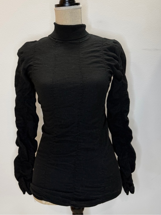 The Row Tops - The Row Ruched Turtleneck Top